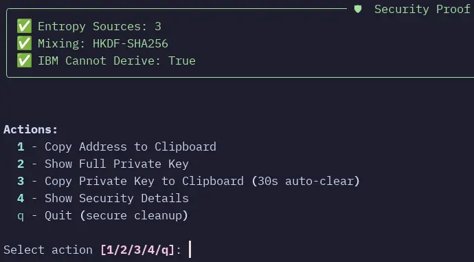 The Wallet That Doesn't Trust Quantum Computers—By Design